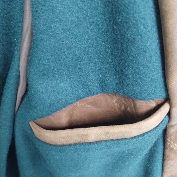 East West Rugged - Leather Rancher Coat - Size: L Men - Picture 7 of 10